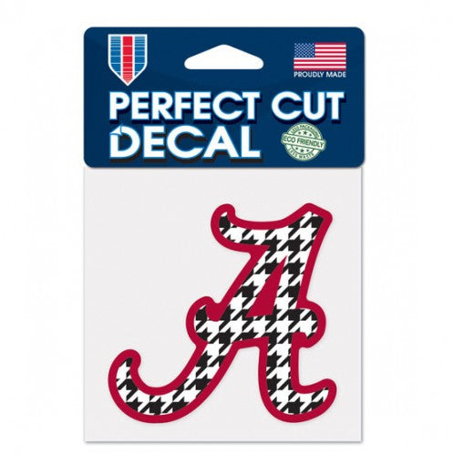 Alabama Crimson Tide Diecut Decal (Houndstooth)