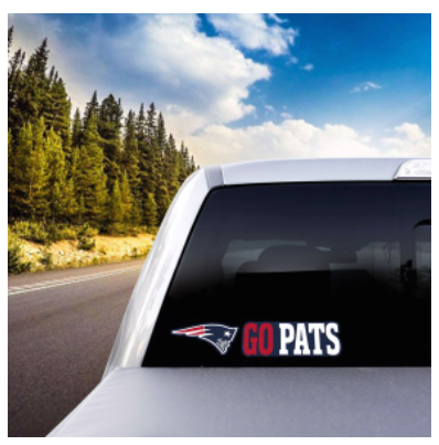 New England Patriots - NFL Team Slogan Decal