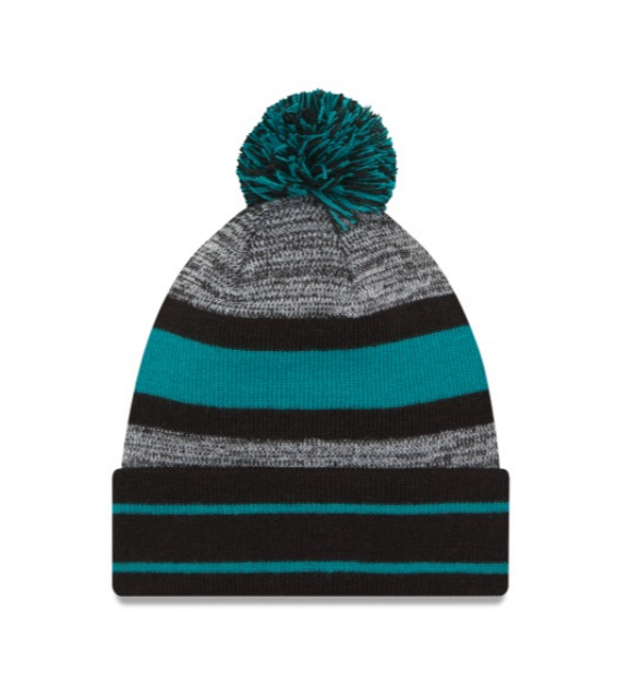 Jacksonville Jaguars - One Size Cuff Knit Beanie with Pom, New Era