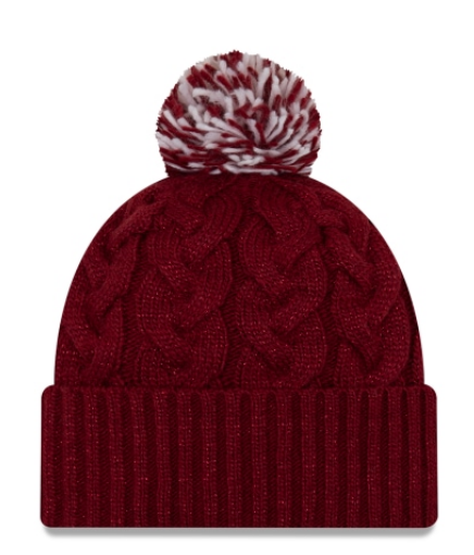 South Carolina Gamecocks - One Size Cozy Cable Knit Beanie with Pom, New Era