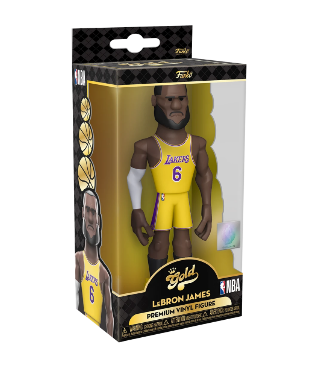 Funko NBA: Los Angeles Lakers - Lebron James 5" Gold Figure (with Chase)