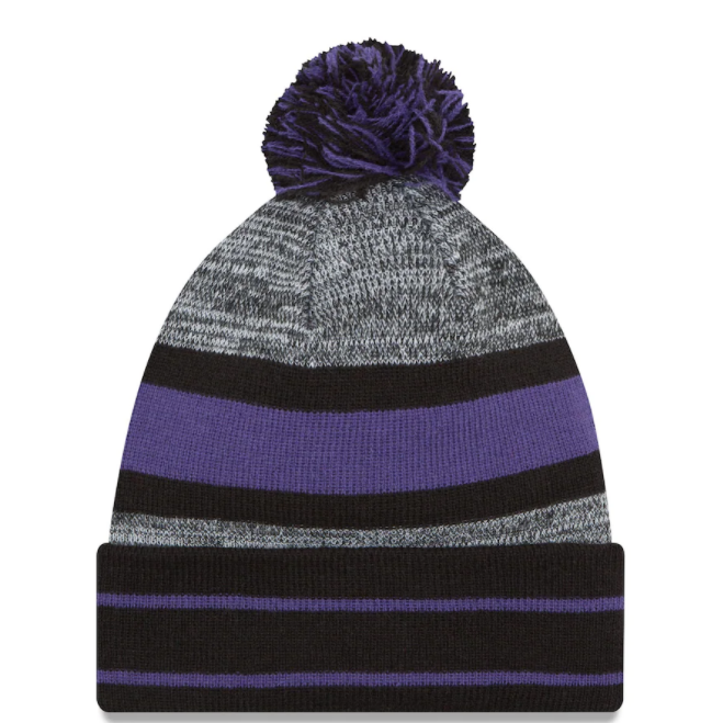 Baltimore Ravens - Knit Beanie with Pom, New Era