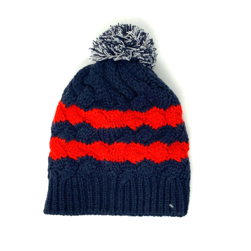 New England Patriots - Women Beanie with a Pom, 47 Brand