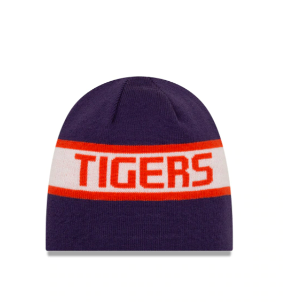 Clemson Tigers - One Size Knit Reverse Beanie, New Era