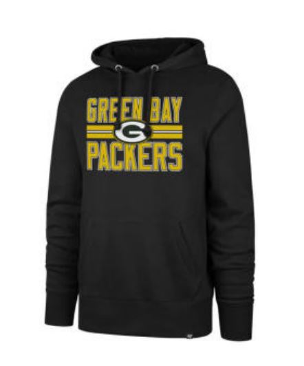 Green Bay Packers - Block Stripe Headline Hoodie