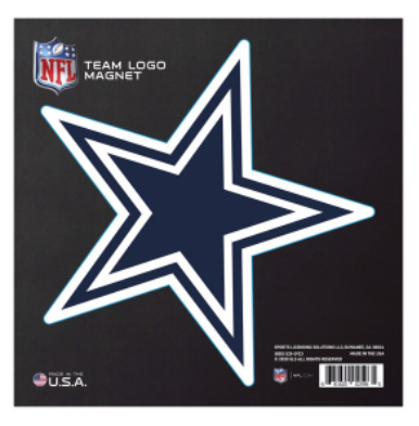 Dallas Cowboys - Large Team Logo 10" Magnet