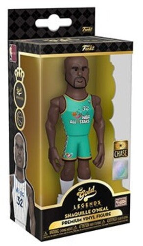 Funko NBA: Orlando Magic - Shaquille O'Neal Vinyl Gold Legends Figure (with Chase)