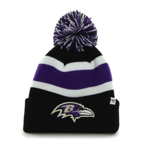 Baltimore Ravens - Breakaway Cuff Knit Beanie, 47 Brand