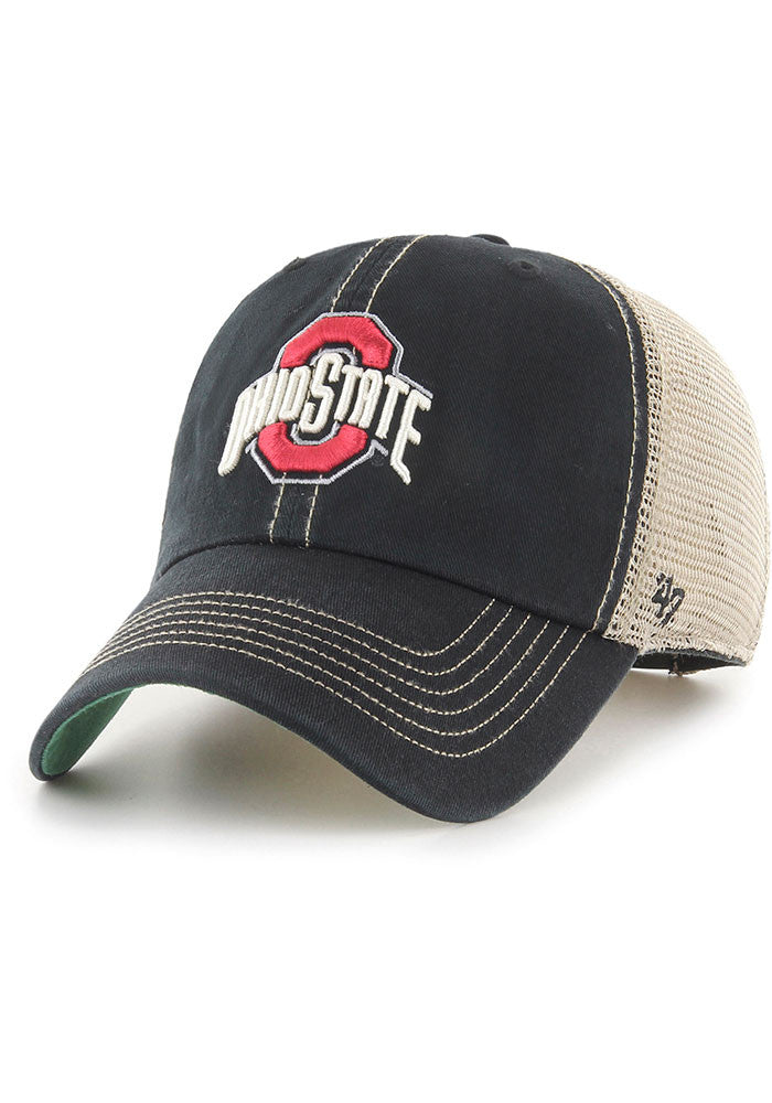 Ohio State Buckeyes - Black Trawler Clean Up Hat, 47 Brand