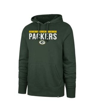 Green Bay Packers - Dark Green Power Luck Headline Hoodie