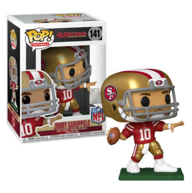 Funko POP! NFL: San Francisco 49ers - Jimmy Garoppolo - 141 Red Jersey Vinyl Figure