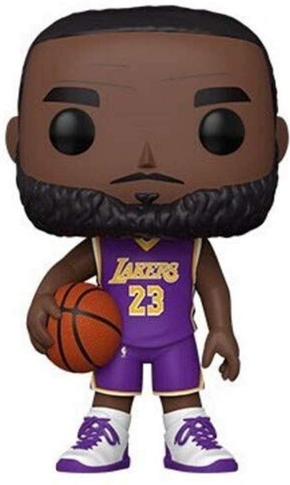 Funko POP! MLB: Los Angeles Lakers - 10" Lebron James (Purple Jersey) Vinyl Figure