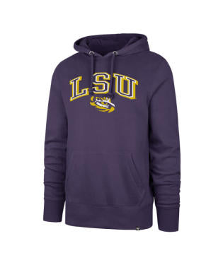 LSU - Purple Double Decker Headline Men's Hoodie