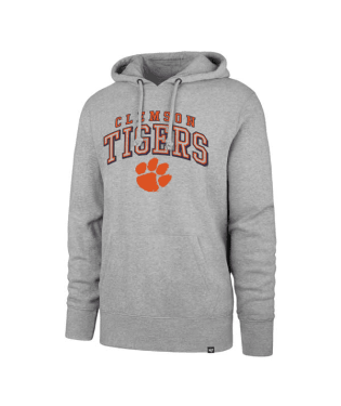 Clemson Tigers - Slate Grey Double Decker Headline Hoodie