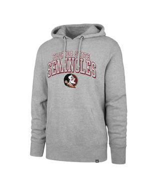 Florida State Seminoles - Slate Grey Double Decker Headline Men's Hoodie