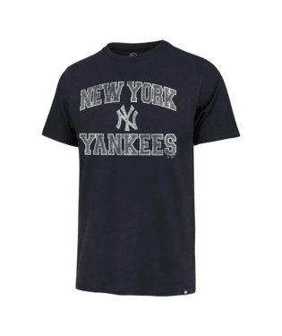 New York Yankees - Atlas Blue Union Arch Franklin T-Shirt