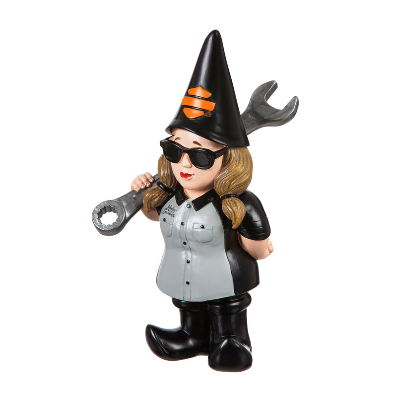 Harley-Davidson - Mechanic Female Garden Gnome