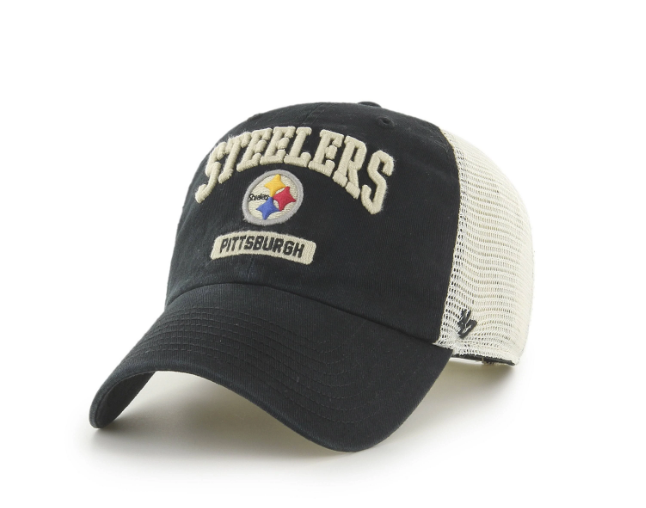 Pittsburgh Steelers - Black Morgantown Clean Up Hat, 47 Brand