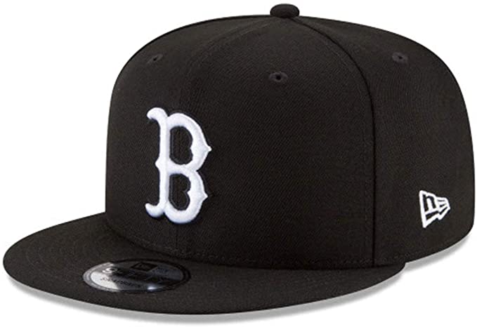 Boston Red Sox - 9Fifty Snapback Black & White Adjustable Hat , New Era