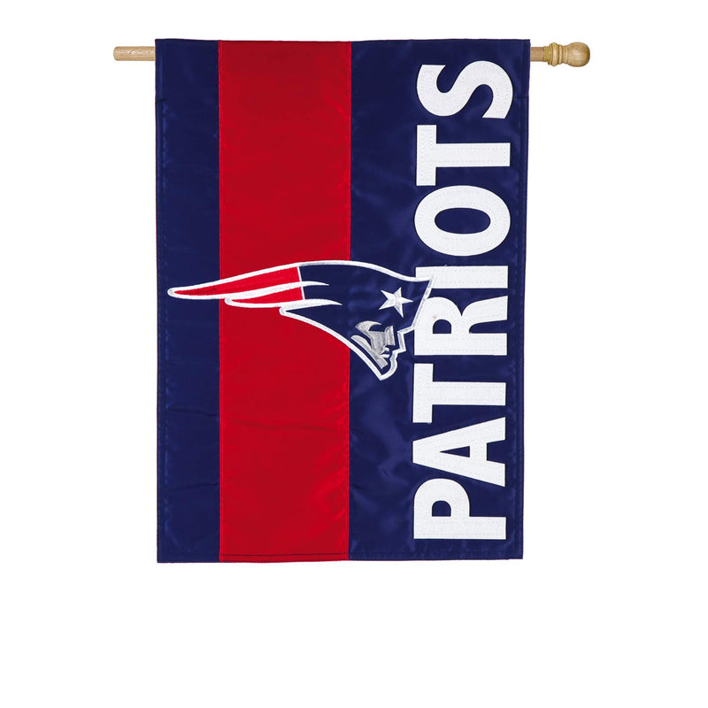 New England Patriots Embellish Reg Flag, Multicolor