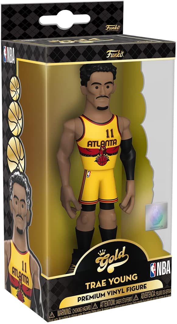 Funko NBA: Atlanta Hawks - Trae Young (Alternate Uniform) 5" Gold Figure (with Chase)