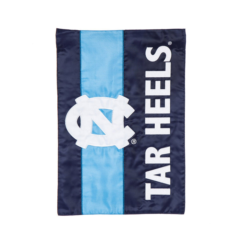 North Carolina Tar Heels Striped Garden Flag