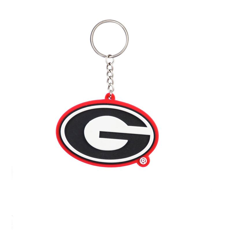 Georgia Bulldogs - Rubber Keychain