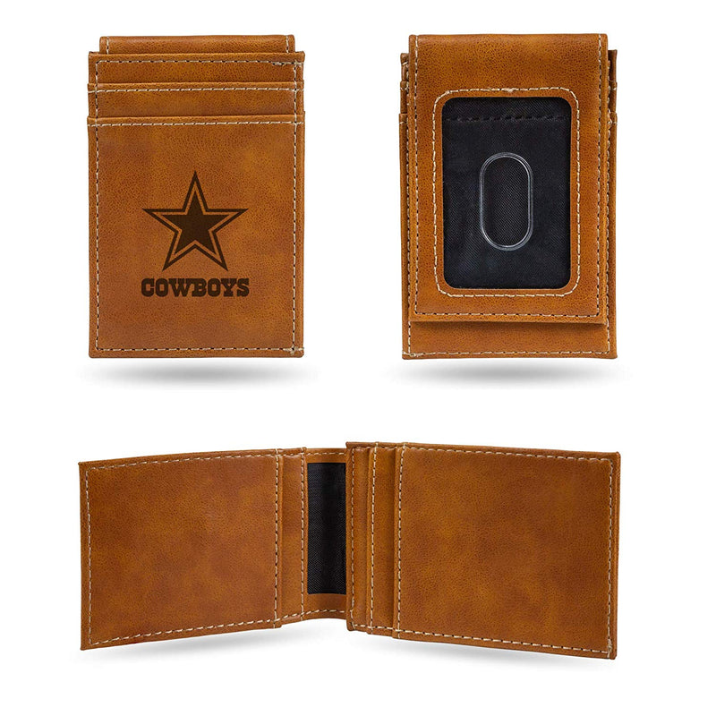 Dallas Cowboys Laser Engraved Front Pocket Wallet