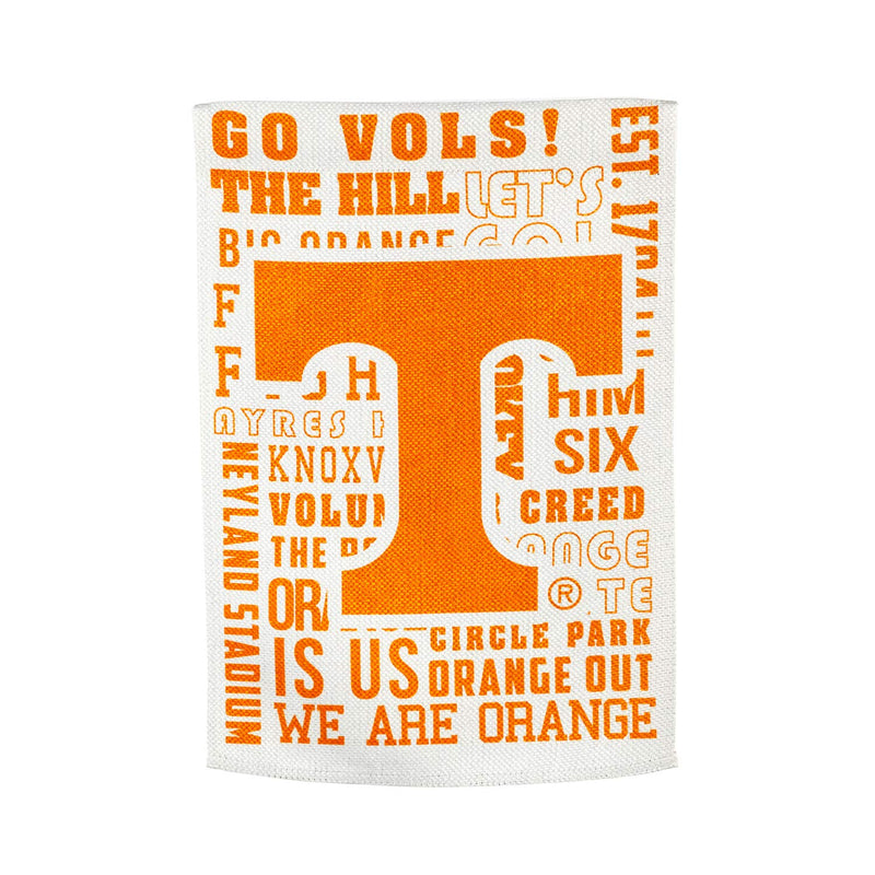 Team Sports America U of Tennessee Fan Rules Garden Flag