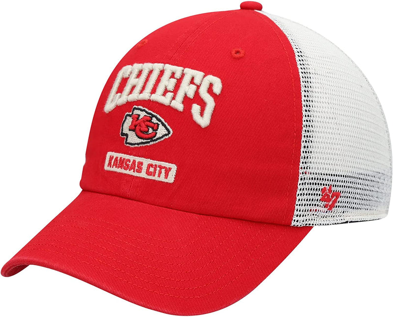 Kansas City Chiefs - Red Morgantown Clean Up Hat, 47 Brand