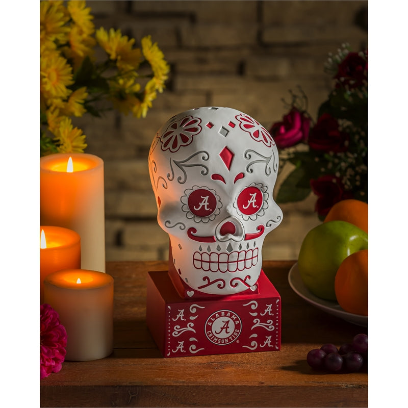 Alabama Crimson Tide - Sugar Skull Statue