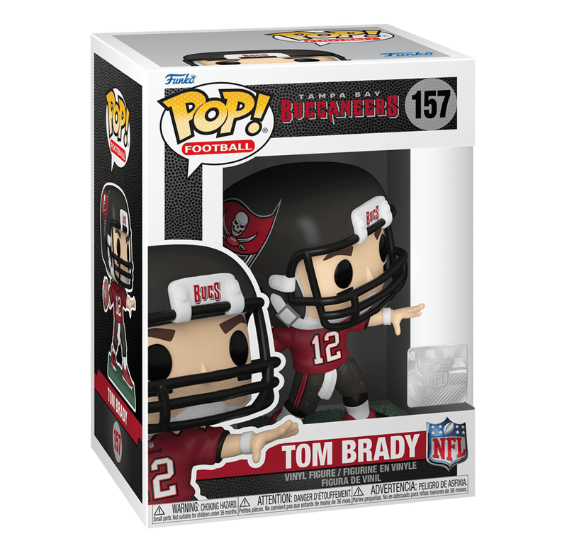 Funko POP! NFL: Buccaneers - Tom Brady (Home Uniform) Vinyl Figure