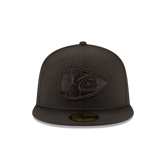 Kansas City Chiefs - 59Fifty Black on Black Hat, New Era