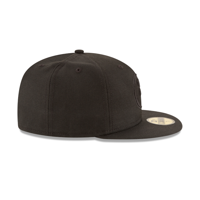 San Francisco 49ers 59Fifty Black On Black Hat