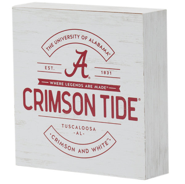 Alabama Crimson Tide - Wood Wall Decor