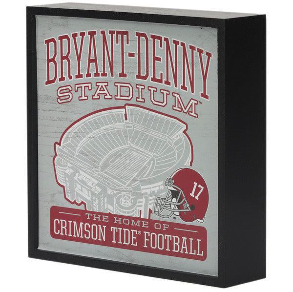 Alabama Crimson Tide - Football Stadium Wood Wall Decor