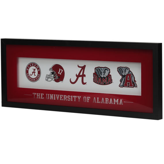 Alabama Crimson Tide - Logo Evolution Framed Wall Decor