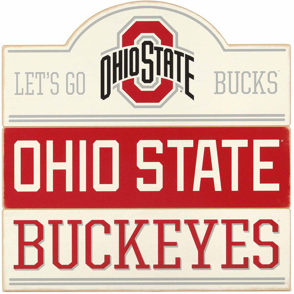 Ohio State University - Bump Planked Wood Wall Decor