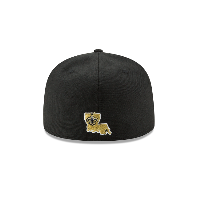 New Orleans Saints - 59Fifty Black Hat, New Era