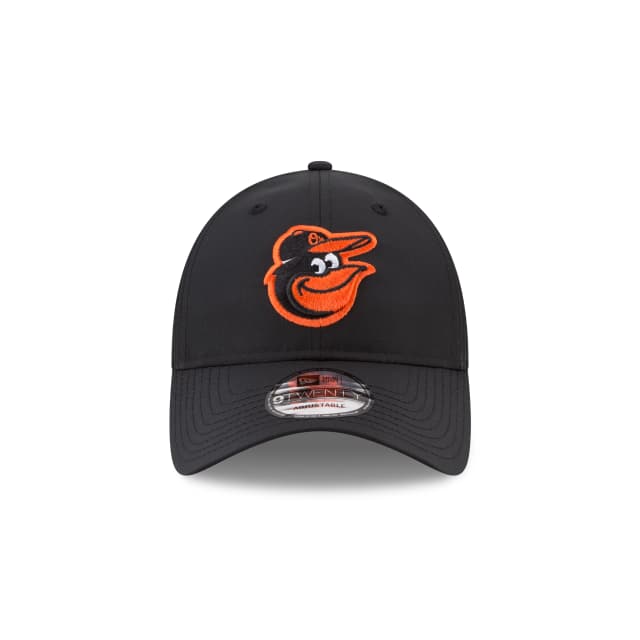 Baltimore Orioles New Era Black Perforated Pivot 9TWENTY Adjustable Hat