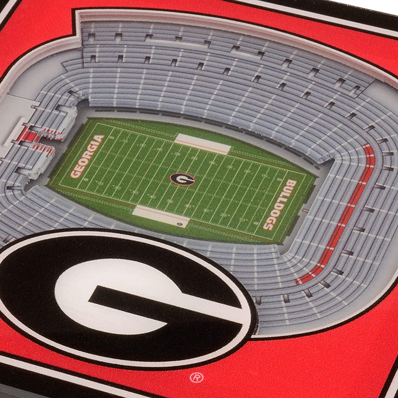 Georgia Bulldogs 3D StadiumViews Coaster