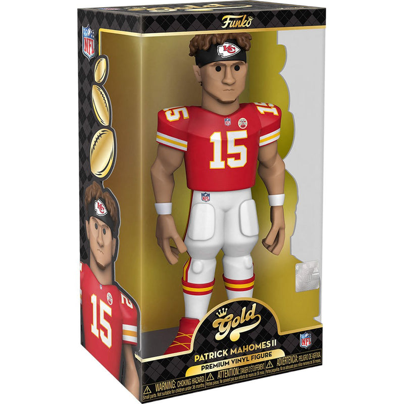 Funko NFL: Kansas City Chiefs - Patrick Mahomes 12" Gold Figure (with Chase)