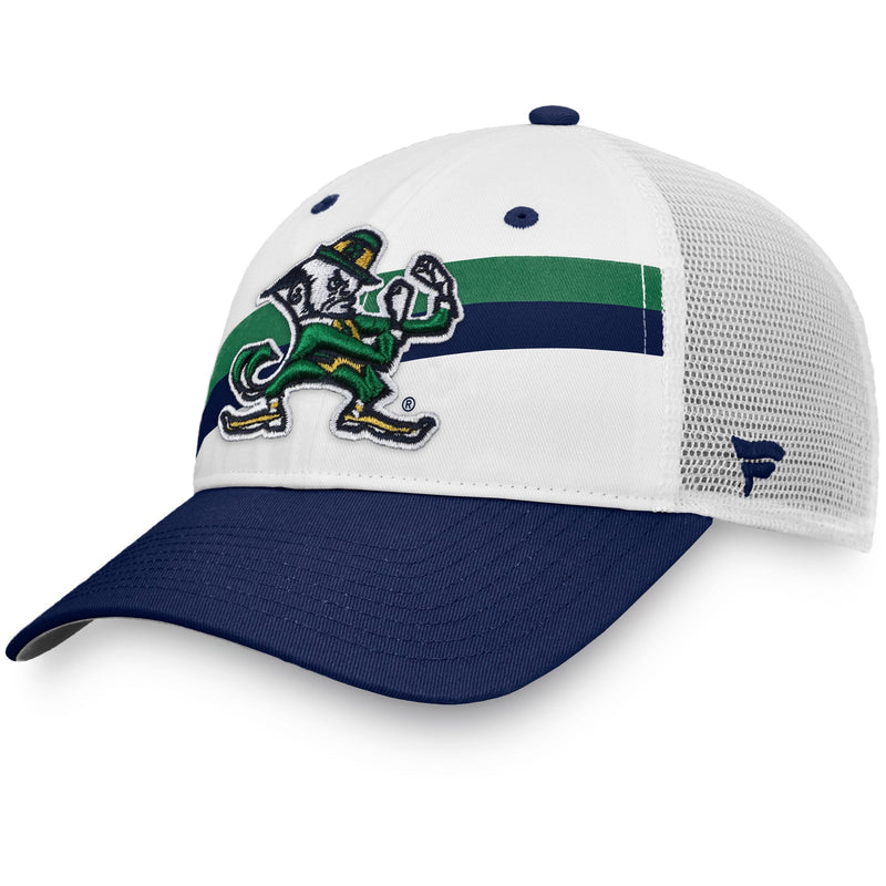 Notre Dame Fighting Irish - Green & White Prep Squad Trucker Snapback Hat, Fanatics