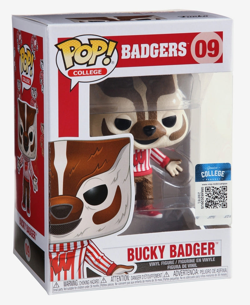 Funko POP! University of Wisconsin - Bucky Badge College