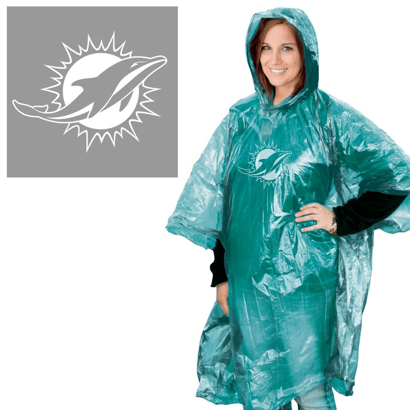 Miami Dolphins Rain Poncho