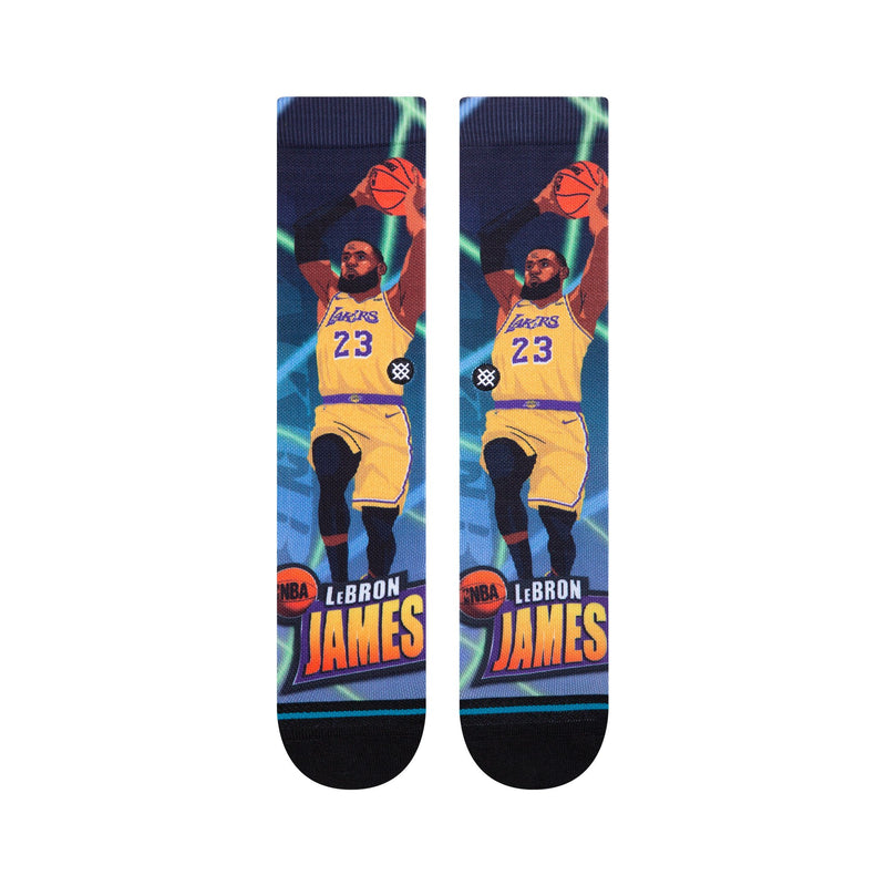 Los Angeles Lakers - Lebron James Fast Break Crew Socks