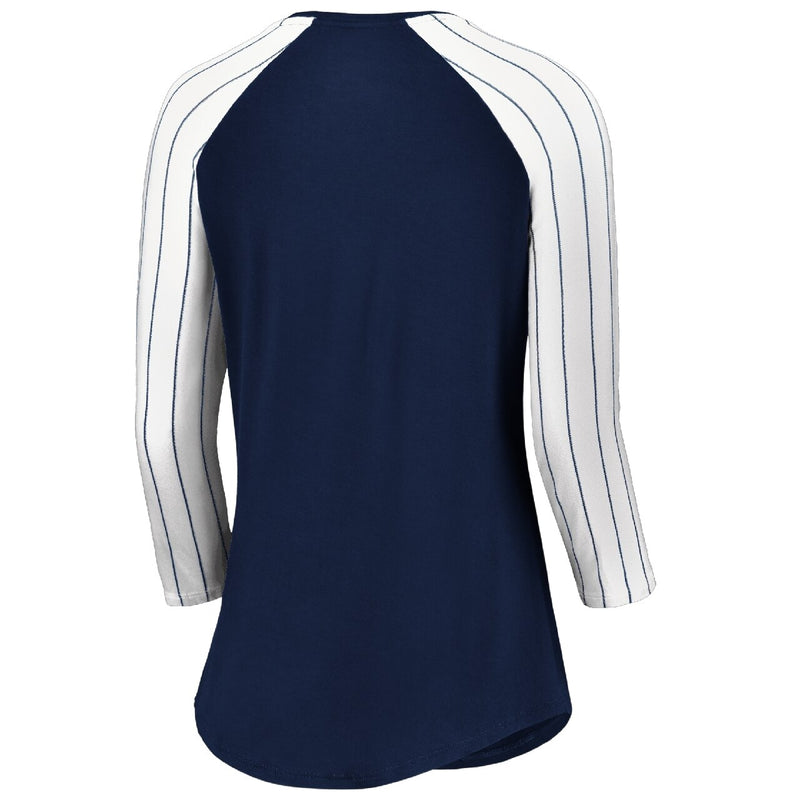 Atlanta Braves - Icon Pinstripe Women's 3/4 Sleeve