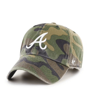 Atlanta Braves - Camo Clean Up, 47 Brand