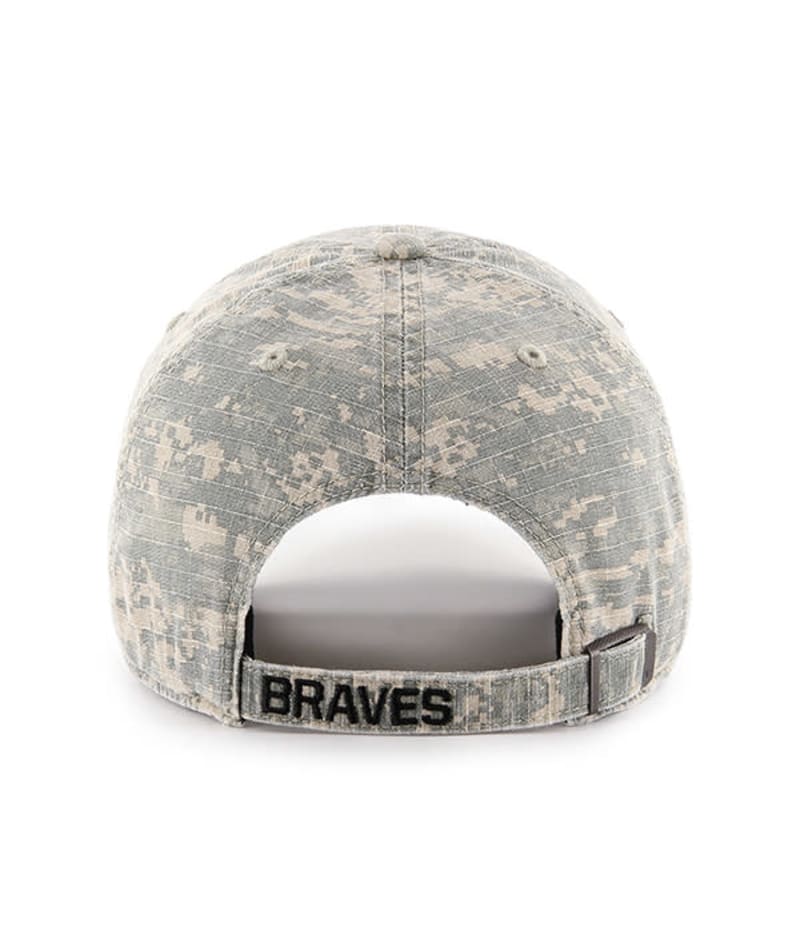 Atlanta Braves - Digital Camo Clean Up Adjustable Hat, 47 Brand