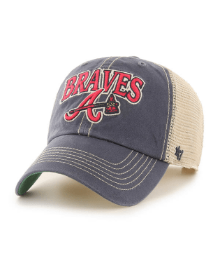 Atlanta Braves Vintage Navy Tuscaloosa '47 clean Up